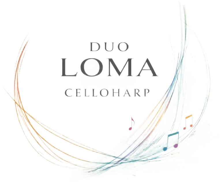 Logo Duo LoMa — CelloHarp